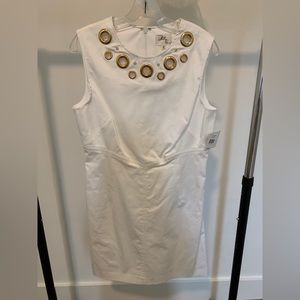 Milly, white tank dress.